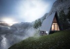 悬崖边上的住宅