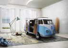 汽车造型VW创意儿童床