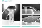 设计师Simin Qiu设计的Swirl漩涡概念水龙头