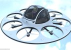 I.F.O概念载人式无人机 外形酷似飞碟