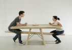情侣跷跷板餐桌