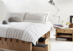折叠便携纸质纸板卧室家具 简单到了极点的创意设计