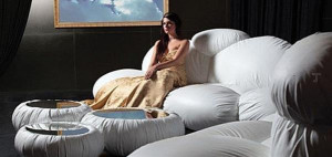 带有日式风味的云朵沙发坐椅 柔软舒适的梦幻沙发系列家具