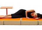 多功能躺坐睡功能结合沙发设计 时尚系列布艺沙发
