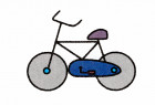 儿童简笔画自行车的画法详细图解教程