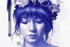 这些画都是用圆珠笔画的,令人惊叹!