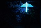 整体发光的雨伞