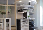 德国一体化微型旋转式厨房 小户型节省空间的神器