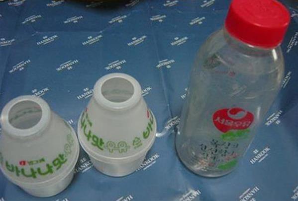 酸奶瓶废物利用 用酸奶瓶手工制作存钱罐教程