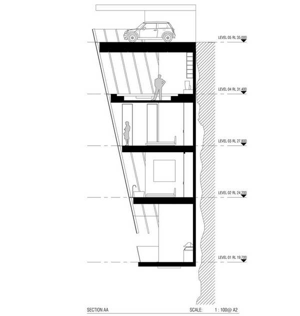 建在悬崖上的终极海景房图纸