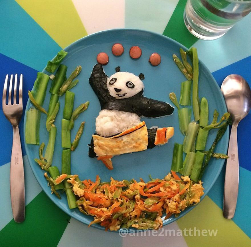 大熊猫主题美食 太可爱了都不忍心吃