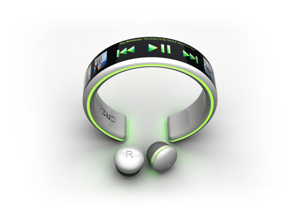超概念的手环型触屏MP3