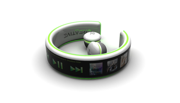 超概念的手环型触屏MP3
