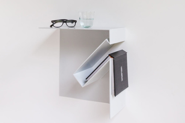 Oblique 简约造型的创意书架