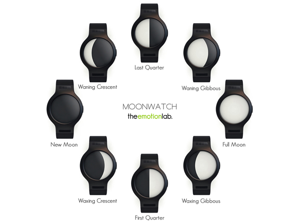 Moon Watch 手表告诉你月亮的位置