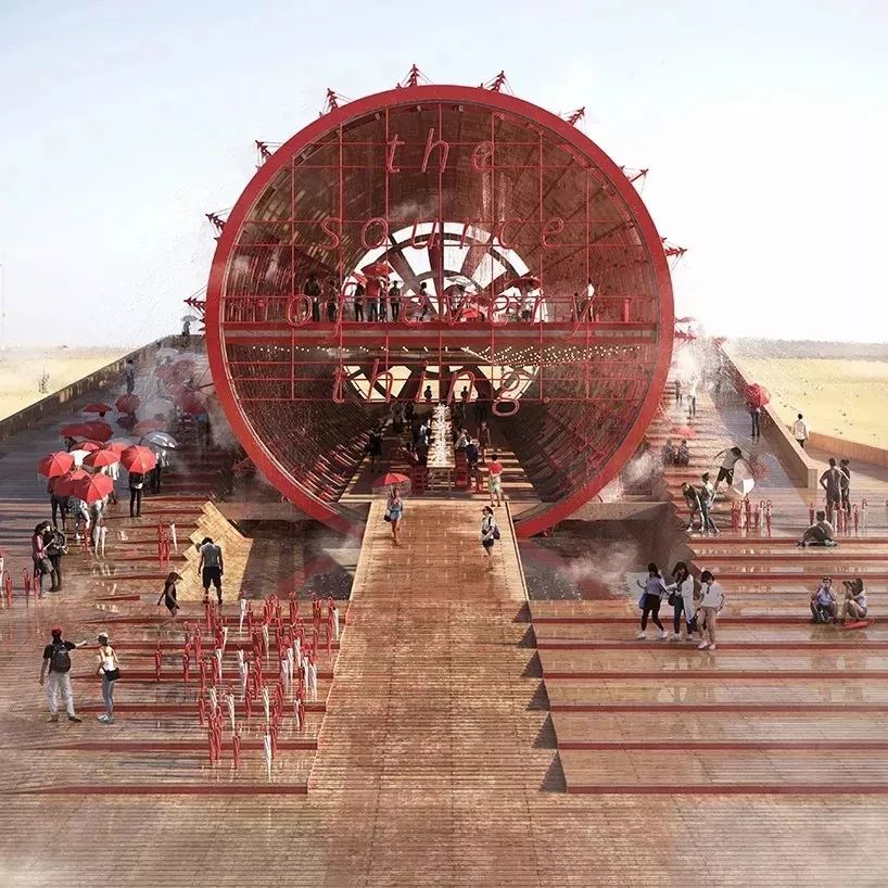 2020年迪拜世博会，奥地利馆的巨型水车值得一看
