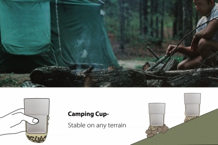 随意放沙袋创意杯子（Camping Cup）