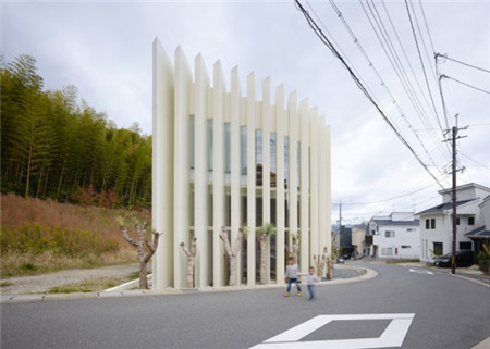 日本扇形百叶窗创意建筑