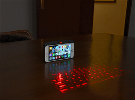 可投影虚拟键盘的创意手机壳