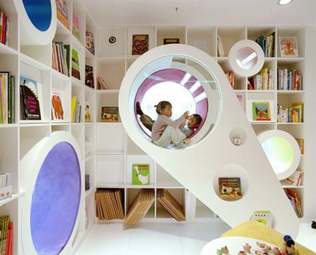儿童图书乐园主题的亲子书店创意设计