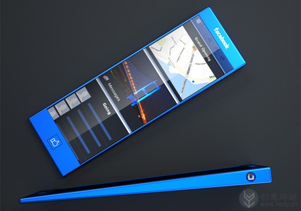 Facebook Phone的概念手机设计