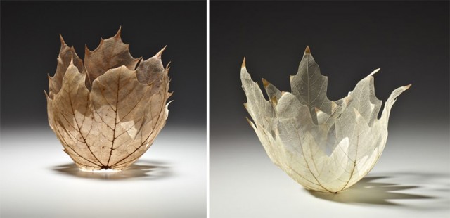 Leaf Bowls叶碗雕塑艺术作品