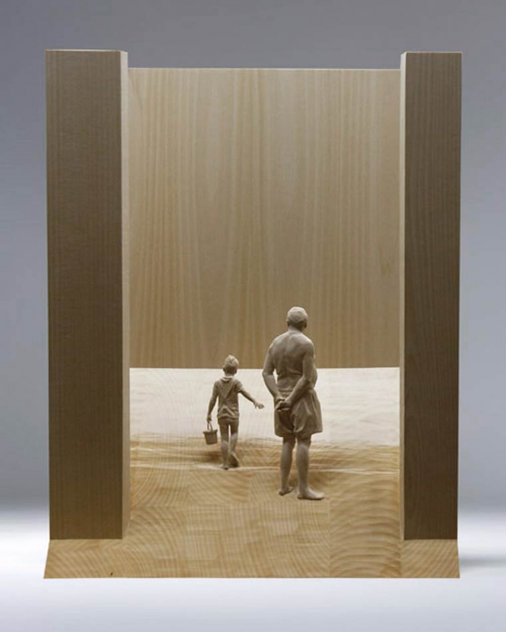 Peter Demetz精致的现实主义创意木雕作品