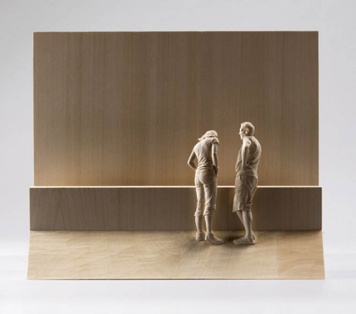 Peter Demetz精致的现实主义创意木雕作品