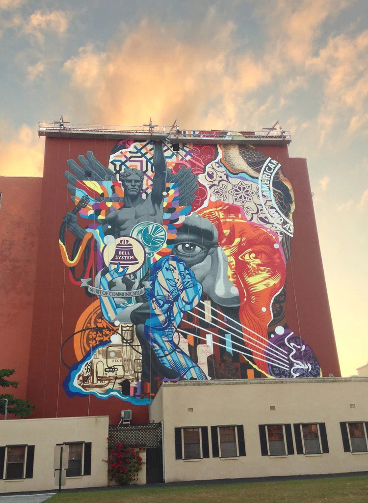 Tristan Eaton创意街头壁画艺术