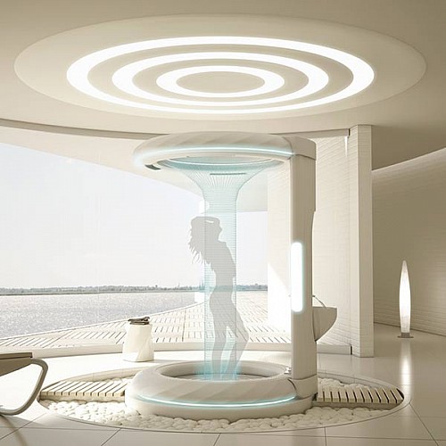 星际迷航风格的创意概念浴室设计