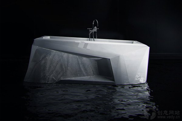 极具创意的北极冰川风格浴缸设计