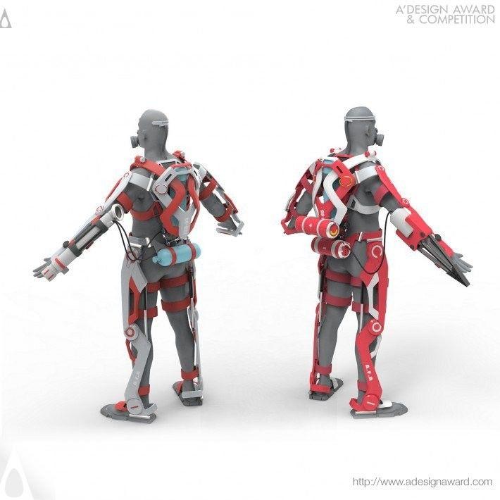 A.F.A exoskeleton suit消防工具创意设计