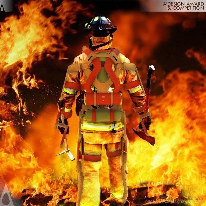 A.F.A exoskeleton suit消防工具创意设计