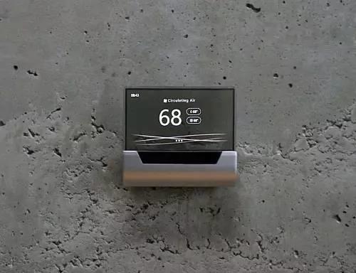 搭载微软Cortana语音助手的智能温控器