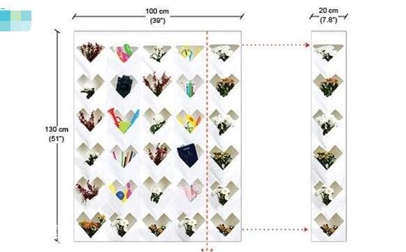 自由组合的帘子，在窗帘/屏风之间转换还能种花