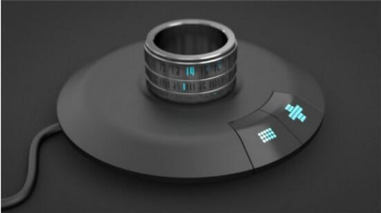 装逼神器Ring Clock指环时钟，戴在手指上的创意手