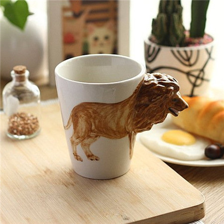3D动物创意马克杯