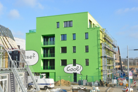 德国汉堡的海藻能源建筑幕墙