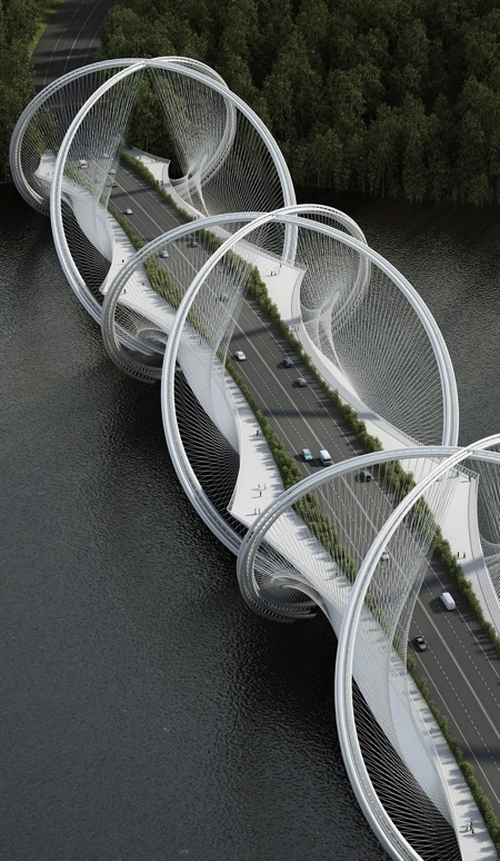 为北京冬奥会设计的廊桥