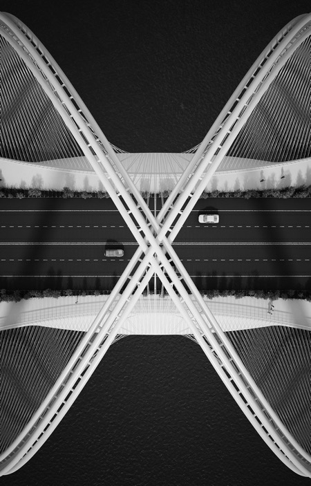 为北京冬奥会设计的廊桥