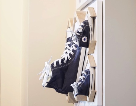 趣味创意壁挂“鞋架”（Shoeblox）