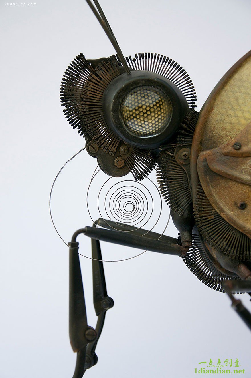 Edouard Martinet 蒸汽时代 手工昆虫设计