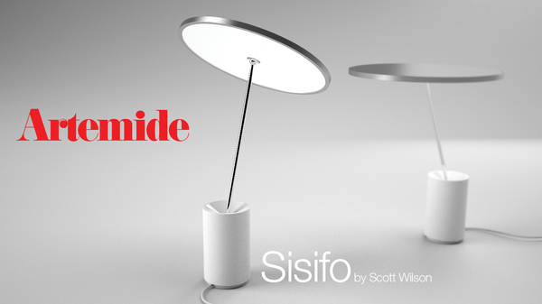 Artemide设计的简洁可任意调节的台灯Sisifo