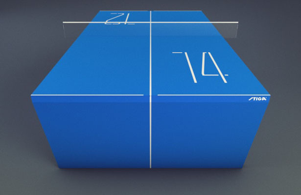 Robert Lindstrom设计的Waldner乒乓球桌