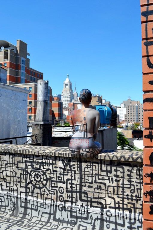 让人隐身的纽约街头艺术,人体彩绘绘画作品