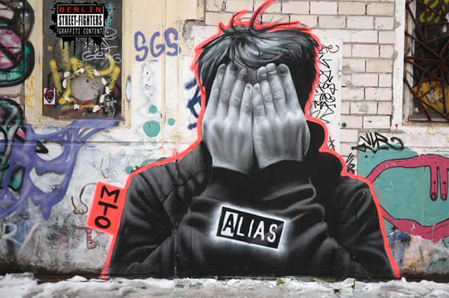 德国街头艺术家 MTO 充满张力的街头壁画创作