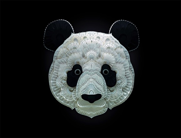 艺术家Patrick Cabral的美妙濒危动物剪纸