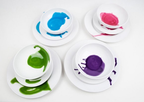 Giovanna Alo 设计的“墨迹”餐具