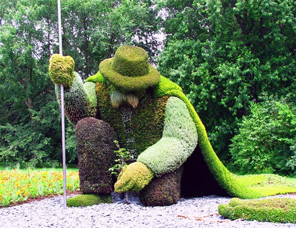 加拿大不朽的植物雕塑