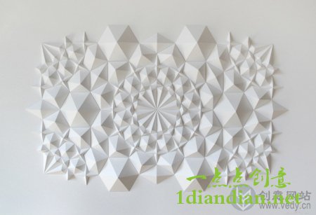 精美的几何创意折纸作品